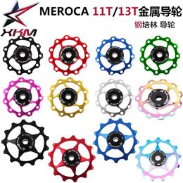 Bike Derailleurs Liteproelite MTB Road Bike Meroca Guide Pulleys 11T 13T Sealed Bearing 78910 Speed Rear Derailleur Pulley Wheel 230826