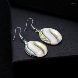 Dangle Earrings Garilina Fashion Trinket Abalone Shell Drop Silver Colour For Women Gilrs Ladies Jewellery AE2291