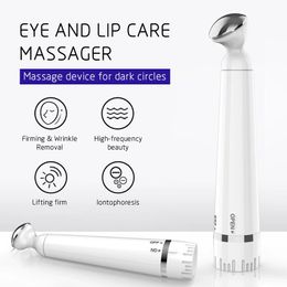 Face Care Devices Mini Electric Vibration Portable Eye Massager AntiAgeing Wrinkle Dark Circle Pen Removal Rejuvenation Beauty Makup Tool 230826