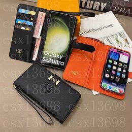 Designer Card Wallet Phone Cases for iPhone 15 14 13 12 11 Pro Max 14pro 14plus X XR XS 7 8 Plus Samsung S23 S22 S21 Ultra Note 20 10 Luxury Universal Handbag Cover Shell