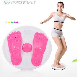 Twist Boards 1pcs Twisted disk magnet home fitness equipment exercise sport waist ladies body shaping belly beautiful legs turntable 230826