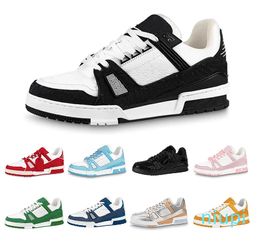 Virgil Trainer Casual Shoe Sneakers Black White Panda Fashion Low Top Shoe Platform Leather Sloe Rubber Men Women Outdoor Walking Running shoes 36-45