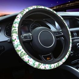 Steering Wheel Covers Cactus Cover Universal Diameter 15 Inch Non-Slip Neoprene For SUV Van Sedan Car Truck