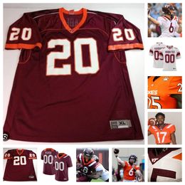 Virginia Tech Hokies Football Jersey 31 Jason Abbey 61 Braelin Moore 18 William Watson III 30 Krystian Williams 86 Nick Gallo 24 Jaden Keller 1 Lovett 26 Jalen