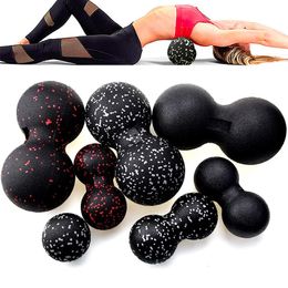 Fitness Balls Fitness Ball Set High Density EPP Firm Peanut Massage Balls Lightweight for Myofascial Release Deep Tissue Therapy 230826