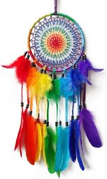 Dream Catchers Rainbow Dream Catcher Handmade Dream Catchers for Bedroom Adult Boys Girls Kids 122997