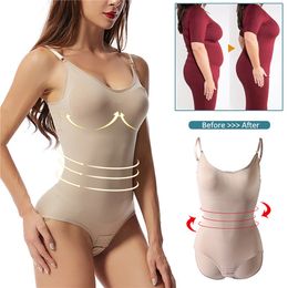 Waist Tummy Shaper Shapewear Bodysuit For Women Control Briefs Body Shapers Slimming With Built In Bra 230826