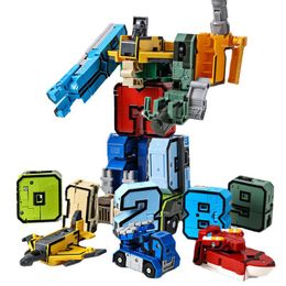 Brick Set Transformer Robots Number Block deformater toys 71043 cartoon Robot Model Kit animal Model Kit Build Block Toy For Kid Creative DIY Toy Lepin Christmas