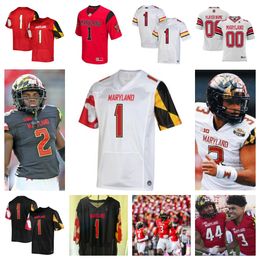 2023 Maryland Terrapins Football jersey 85 Preston Howard 25 Kevis Thomas 12 Cameron Edge 55 Andre Roye Jr. 8 Jordan Phillips 12 Dante Trader Jr. 84 Corey Dyches