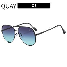 QUAY Sunglasses Designer's fashionable sunscreen glasses Polarizer anti-UV brand anti-UV strong sunglasses 159