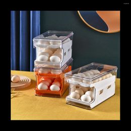 Storage Bottles 2Pcs Egg Box Double Wall Container Food Refrigerator Drawer Organizer