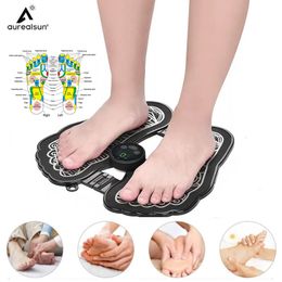 Foot Massager EMS Massage Electric Pad Fisioterapia Electrodos Estimulador Physiotherapy Massageador Healthcare Masajeador Saude 230826