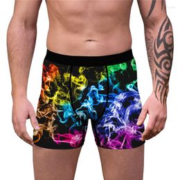 Underpants Men's Novelty Boxer Briefs Funny Shorts 3D Printed Breathable Panties Sexy Underwear Humorous Boxers