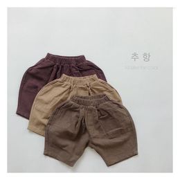 Trousers 2023 Korea Style Girls Boys Pants Autumn Fashion Kids Long 1-7 Years