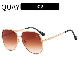 QUAY Sunglasses Designer's fashionable sunscreen glasses Polarizer anti-UV brand anti-UV strong sunglasses 830