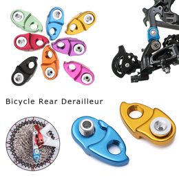 Bike Derailleurs 1 PC Bicycle Rear Derailleur Hanger Extension Extender Aluminum Road Bike MTB Cycling Frame Gear Tail Hook Extender Road Link 230826