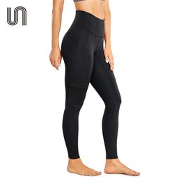 Yoga Outfits Women's Leggings Naked Feeling Soft 25 Inches Yoga Pants Brushed Workout Tights with Pockets Stretch Fitness Running Trousers 230826