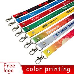 Other Office School Supplies 5Pcs Badge Card Holder Lanyard Customised Full Colour Design Printing 230826