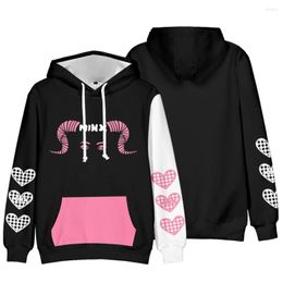 Men's Hoodies 3D Justaminx Merch Hoodie Sweatshirt Streetwear Women Men Kids Winter 2023 Pullovers