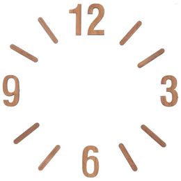 Wall Clocks DIY Arabic Numerals Roman Removable Art Decal Sticker Digital Quartz Needle