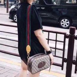 Waist Bags purses Factory Leather Classic Flower Tiger Head Camera Bag Weaving Bandwidth Shoulder Strap one sling Shoulder Oblique Cross Women's Bag Strap