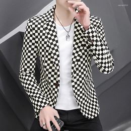 Men's Suits 2023 Spring And Autumn Small Suit Korean Style Slim-fit Handsome Youth Fashion Casual Jacket