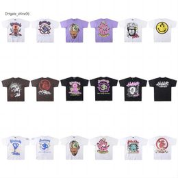 Hellstar Studios Tee Plus Size Men T-shirts Heavy Thick 100% Cotton Tops Man Vintage Oversized T-shirt Streetwear Tee Youth Tees Hellstars Big Tall Short Sleeves yh