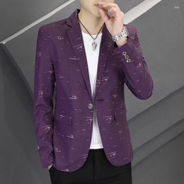Men's Suits Suit Slim-fit Korean Casual Jacket 2023 Spring And Autumn Youth Handsome Small