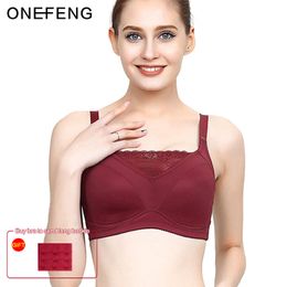 Breast Form ONEFENG 6030 Mastectomy Bra Pocket Underwear for Silicone Breast Prosthesis Breast Cancer Women Artificial Boobs 230826