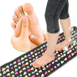 Foot Massager Simulation Cobblestone Massage Mat Home Comfortable Gravel Road Pain Relieve Pad Care Health 230826