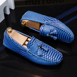 Dress Shoes Designer Men loafers Fashion Moccasins Tassel Driving Big Size 3847 Mens Leather Casual Wedding Party Loafers 230826