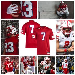 Nebraska Cornhuskers Football Jersey 85 Jaidyn Doss 77 Gunnar Gottula 88 Ru'quan Buckley 75 Maverick Noonan 32 Rahmir Stewart 73 Vincent Carroll-jackson 10