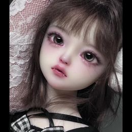 Dolls 14 BJD Doll Head Resin Material DIY Lovely Accessories No Makeup For Girl Gifts 230826