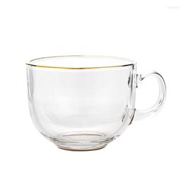 Wine Glasses Phnom Penh Breakfast Cup Large Capacity Household Glass With Handle Milk Coffee Oatmeal