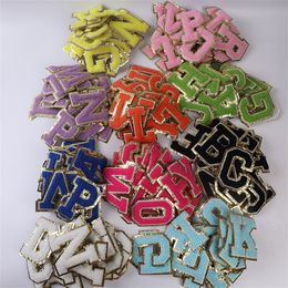 Bag Parts Accessories 26pcset Alphabet Sticker Size 8cm Letter Iron on Patch DIY Diy Kit 230826