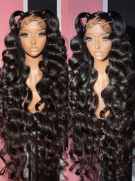 Loose Deep Wave 13x6 HD Frontal Wigs for Women Brazilian 13x4 Lace Front Human Hair Wig Pre Plucked