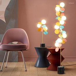 Floor Lamps Nordic Minimalist Creativity Petal Led Lamp Living Room Home Decor Bedroom Bedside Indoor Lighting Standing Light