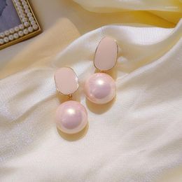 Dangle Earrings Arrival Korean Light Luxury Elegant Imitation Pearl For Women Fashion Sweet Water Drop Earring Jewellery Gifts