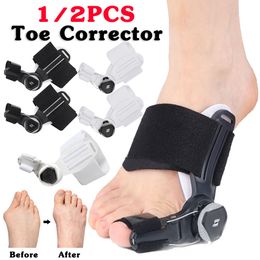 Foot Care 12pcs Orthopedic Bunion Corrector Splint Toe Straightener Adjustable Knob Hallux Valgus Pedicure Tools 230826