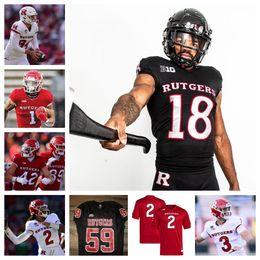 Rutgers Scarlet Knights Football Jersey 69 Kwabena Asamoah 42 DJ Allen 8 Rashad Rochelle Bo Mascoe 47 Q'yaeir Price 18 Fuse 81 Deondre Johnson 3 Long 6 Shaquan