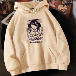 Women's Hoodies Overlord Women Anime Streetwear Aesthetic Sweat Y2k Hood Hoddies Sweatshirts