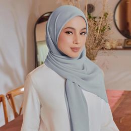 Ethnic Clothing 2023 Muslim Women Hijab Scarf Stretchy Hijabs Plain Soft Turban Head Wraps Islamic Africa Headscarf Scarves