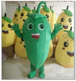 Professional Pepper Carrot Mascot Costume Halloween Christmas Fancy Party Dress Vegetable Cartoon Character Suit Carnival Unisex Adults Outfit