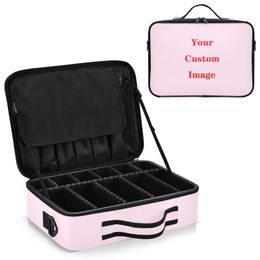 Cosmetic Bags Cases Cosmetic Bag Organiser Women Travel Make Up Customised Pattern large Capacity Cosmetics Suitcases Makeup Toiletry Bag 230826