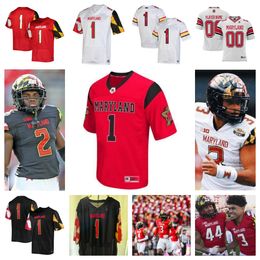 2023 Maryland Terrapins Football jersey 8 Ramon Brown 11 Ruben Hyppolite II 40 Taizse Johnson 7 Tommy Akingbesote 31 Michael Harris 0 Neeo Avery 5 Octavian Smith Jr.