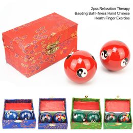 Fitness Balls 2pcs Relaxation Therapy Baoding Ball Fitness Hand Chinese Health Finger Exercise 230826