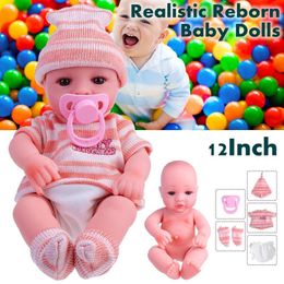 Dolls 30cm12Inch Silicone Boys Girls Babies Handmade Toys Gifts for infant 230826