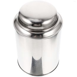 Storage Bottles Sealed Tank Tea Desktop Canister Household Home Supply Kitchen Stainless Steel