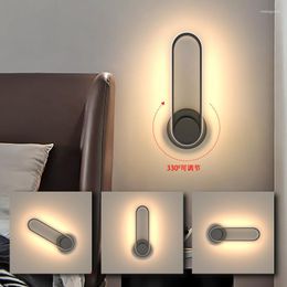 Wall Lamp LED Lamps 330 Degree Rotatable In Spot For Stairs Living Room Bedroom Light Home Fancy