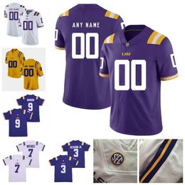 Custom LSU Football Jersey Whit Weeks Kylin Jackson Tyree Adams Trey Holly Mac Markway Ryan Yaites Kyle Parker Khai Prean Jalen Lee LSU jerseys